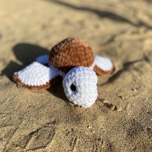 Crochet PATTERN turtle, Amigurumi tutorial PDF in English, PDF Christmas gift Baby shower turtle crochet pattern