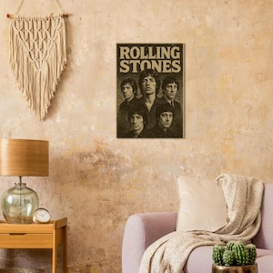 rolling stones vintage poster (20x28)inches