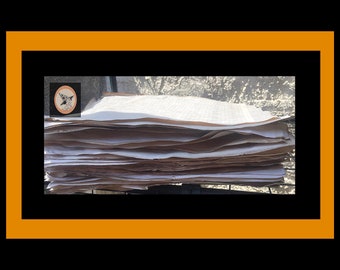 Hand Dyed Coffee Paper Junk Journals paper supplies