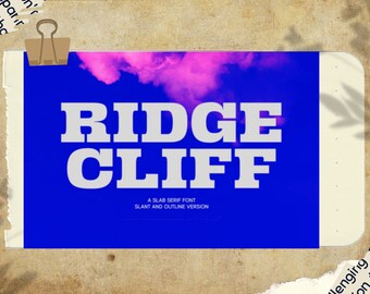 Ridge Cliff - Handgeschreven Serif-lettertype, Serif-lettertype, Cricut-lettertypen, modern lettertype, Serif-lettertype, lettertypen voor Cricut, Goodnotes-lettertype, typemachinelettertype