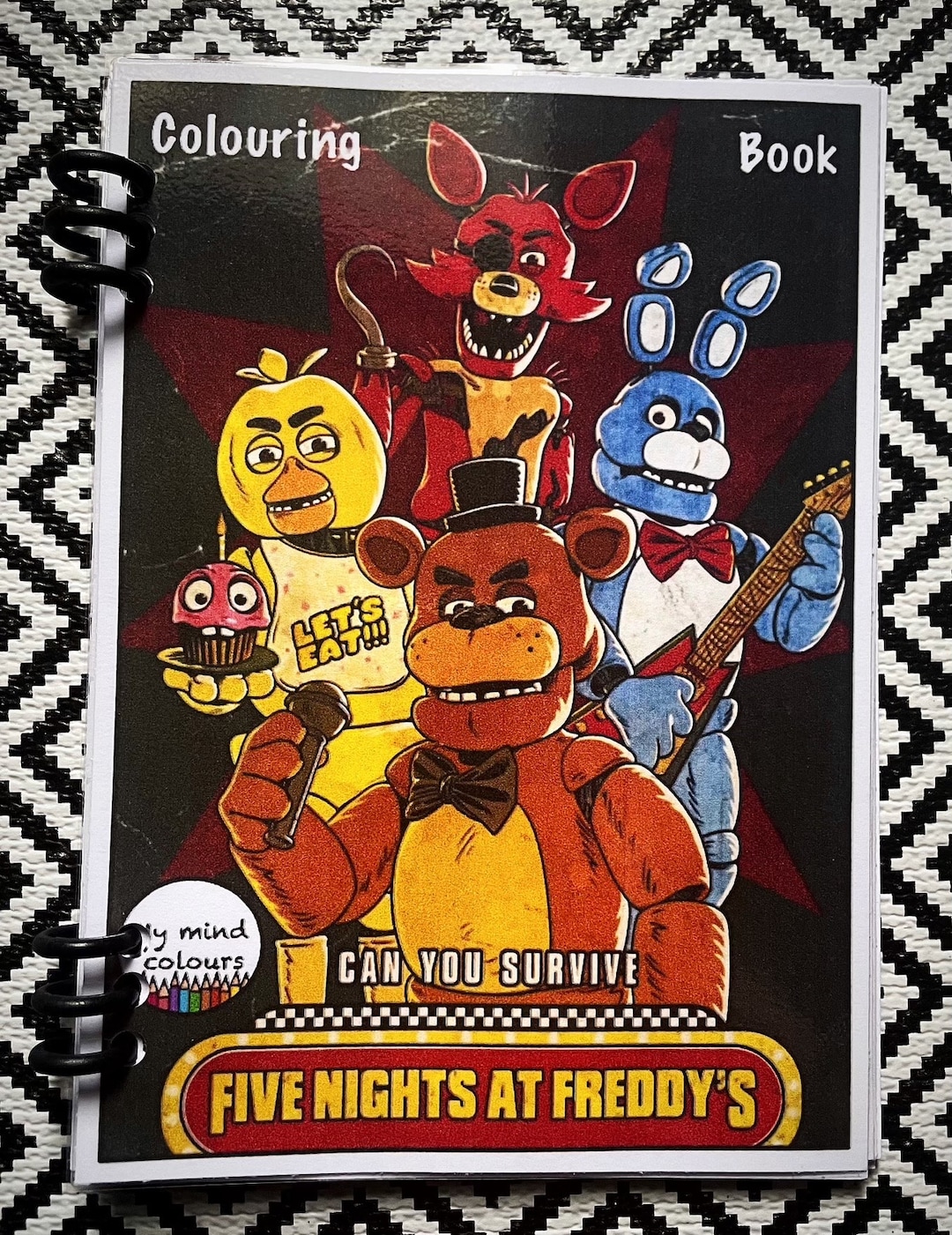Five Nights at Freddy'sfnafcoloring Bookfreddy Fazbearbonnie the ...