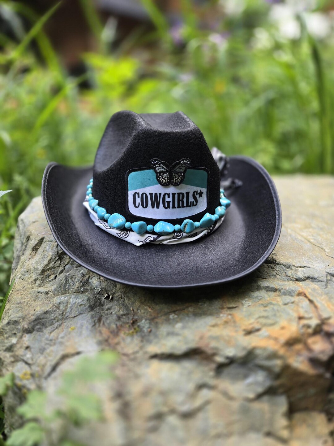 Cowgirls Black Cowboy Hat, Cowgirls Women's Black Cowboy Hat, Cowgirls ...
