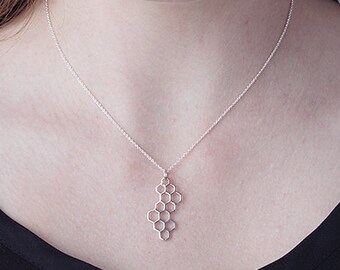 Wabenkette, Wabenkette aus Sterling Silber