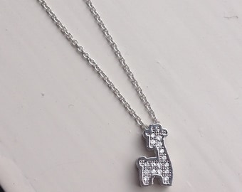 Baby Giraffe Halskette, Sterling Silber Giraffe Halskette, Giraffe Halskette LIMITED STOCK