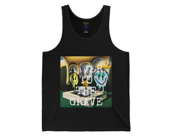 Getting Techno, House, Drum & Bass, Trance, Dubsep Unisex Jersey Tank