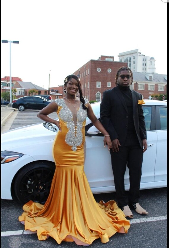 Long Velvet Mermaid Dress, Rhinestone Prom Dress - Etsy Ireland