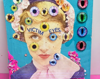 Yeux de victime {collage original}