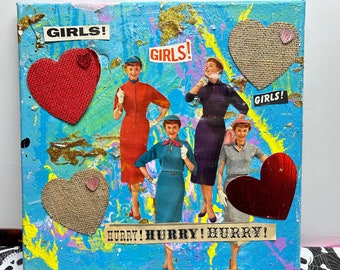 girls girls girls {Original Collage}