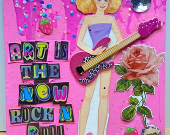 Rock & Roll {Original Collage}