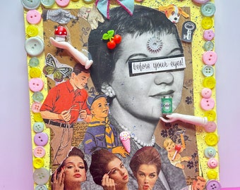 Before Your Eyes {Original Collage}