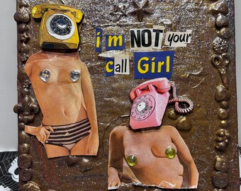 Call Girl {Original Collage}