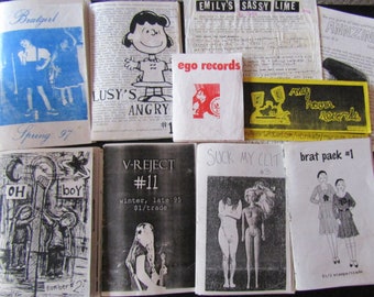 Riot Grrrl Nostalgia zine grab bag ONE