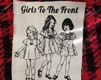 Girls To The Front  4" x 6"  PATCH