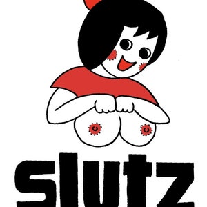 Slutz ACRYLIC PIN sticker image 6