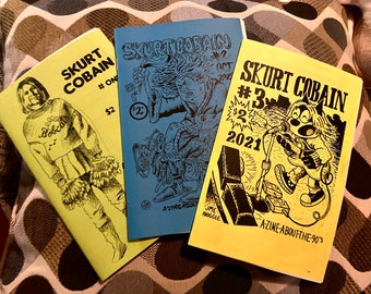 SKURT COBAIN zine 3-pack