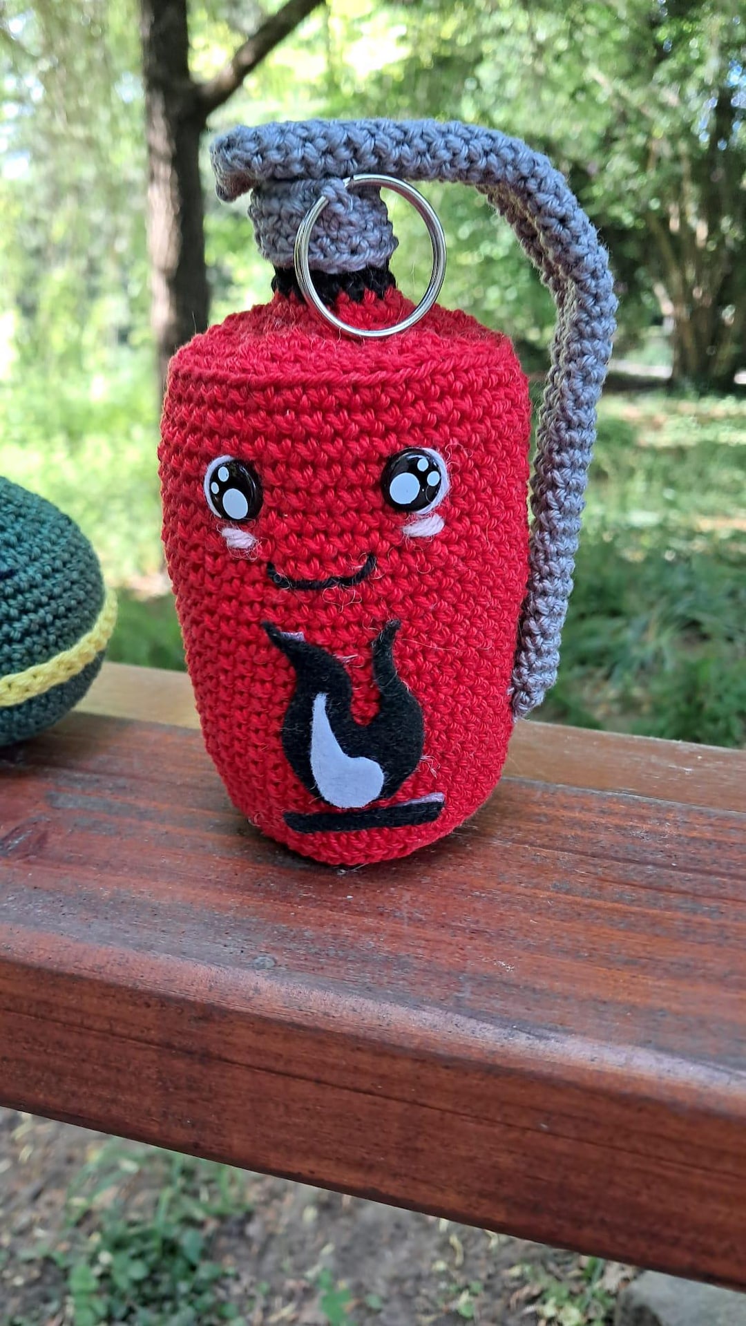 Counter Strike Incendiary-grenade Amigurumi Pattern Pdf, Kawaii Grenade ...