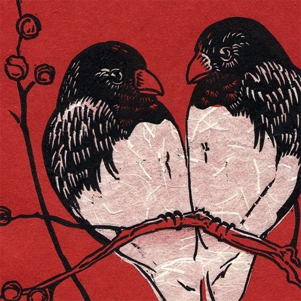 Love Birds - Valentines Print