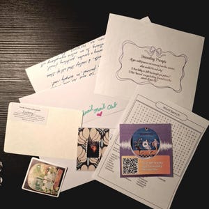 3 Month Snail Mail Club Subscription, Letters, Stickers, Surprise Gifts