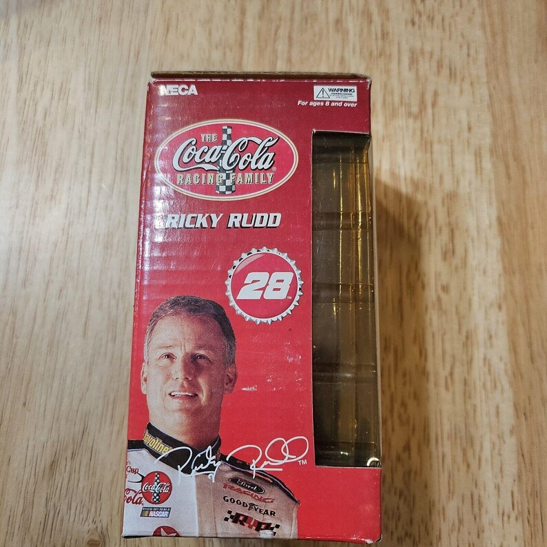 VINTAGE! Ricky Rudd Coca Cola Racing Bobblehead Original Box NASCAR - Etsy