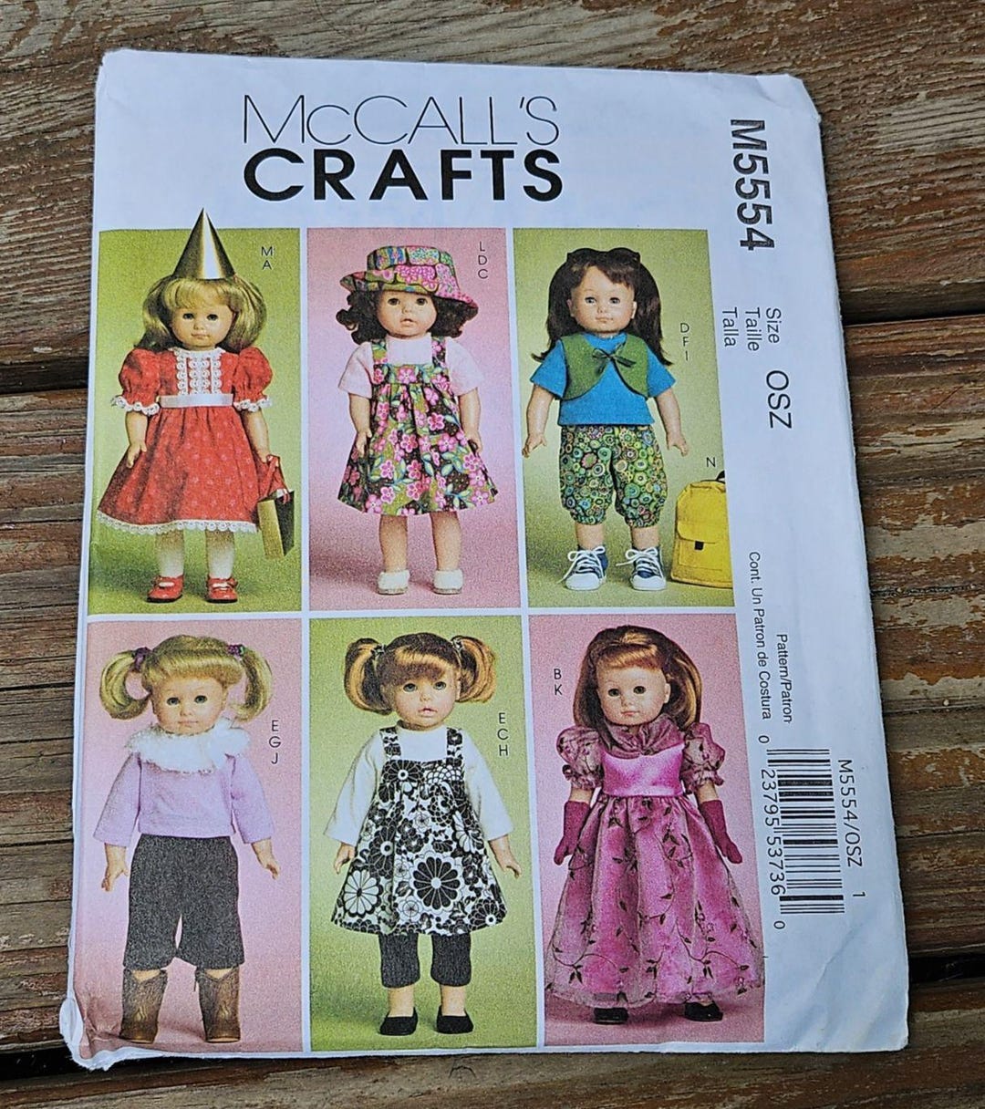 Pattern M5554 Mccalls M5554 18