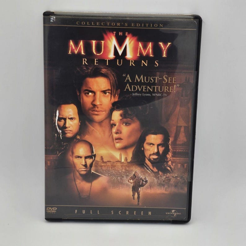 The Mummy Returns DVD. Widescreen. New and Sealed Brendan Fraser - Etsy