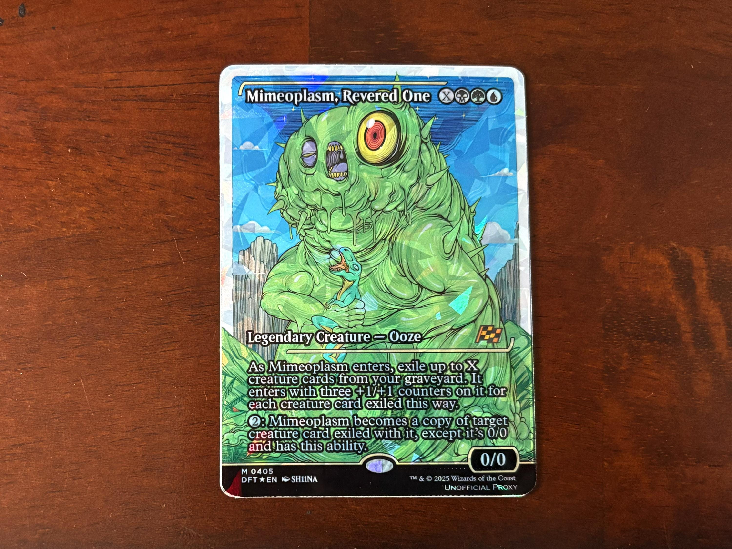 Fracture Foil Proxy Card - Mimeoplasm, Revered One- Gloss Finish