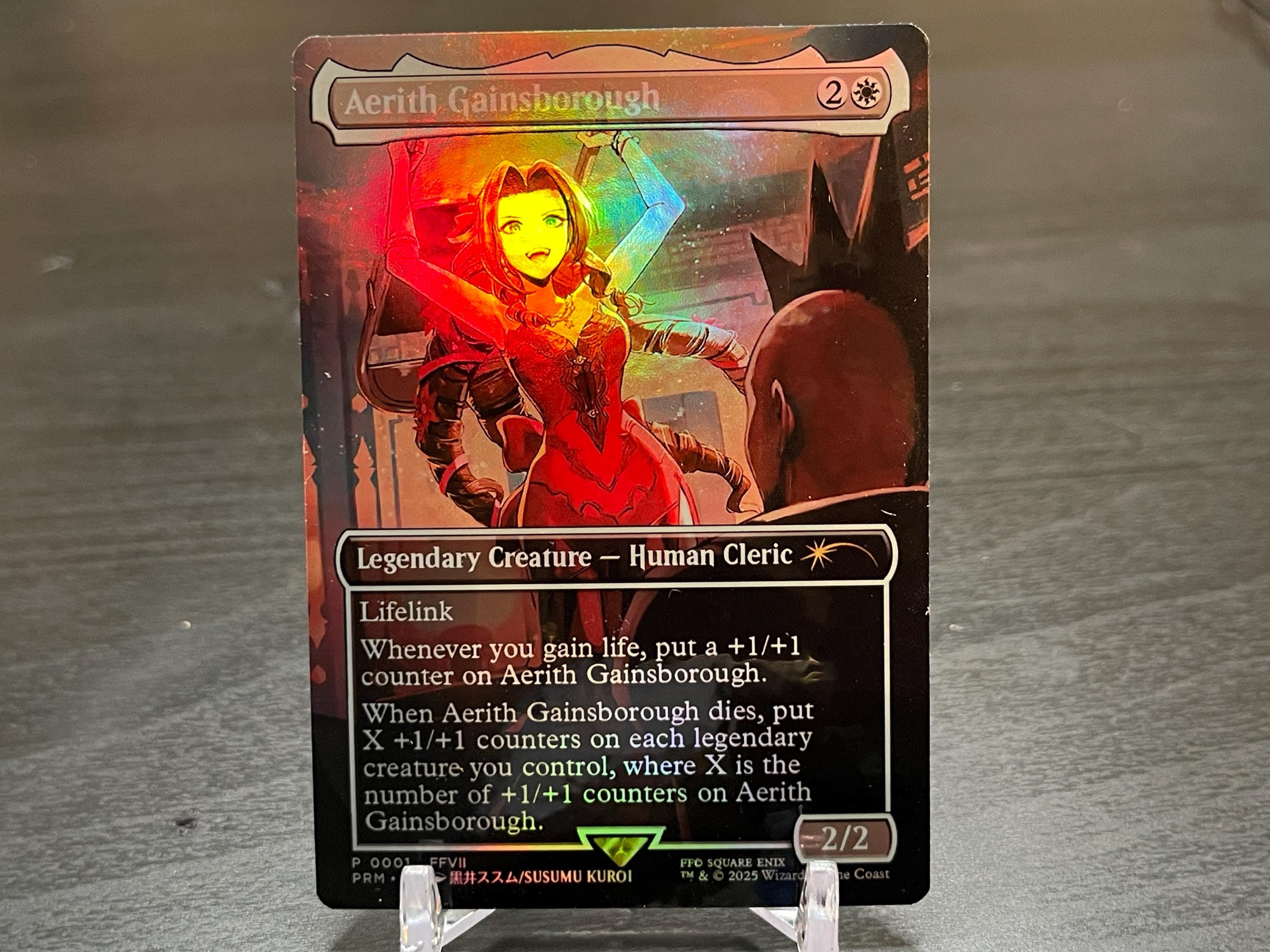 aerith card mtg If You Love Aerith, These Are The Best Cards Starring Her From Magic: The  Gathering's Final Fantasy Set