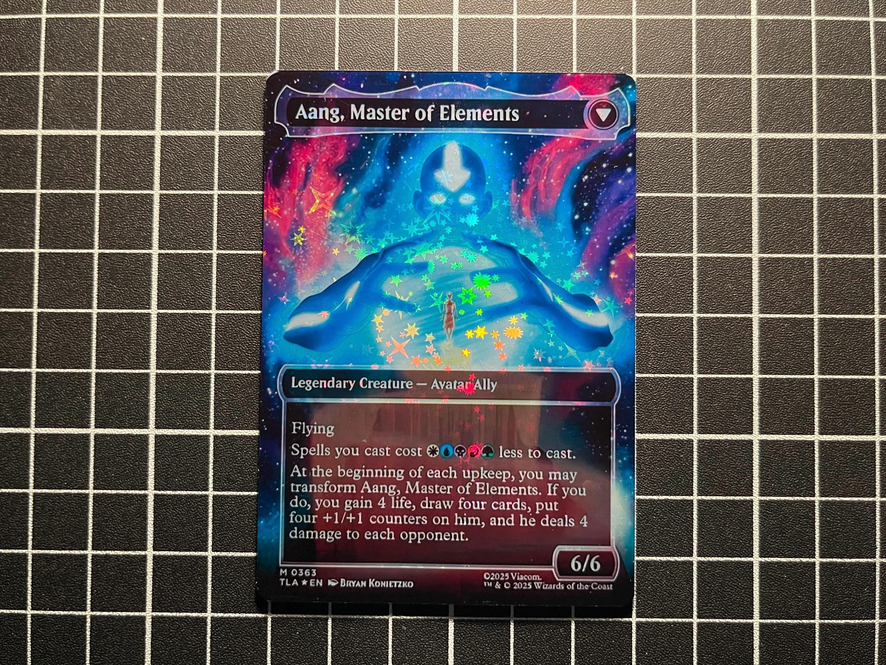 Foil Proxy Card - Avatar Aang - Star Galaxy Foil Proxy Card
