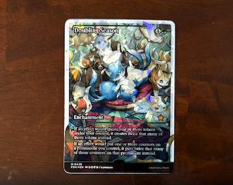 Fracture Foil Proxy Card - Doubling Season - Gloss Finish - - Etsy