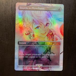 FF x MTG Holo Foil Proxy Card - Swords To Plowshares Alt. Art - Holo Foil Proxy Card - Gloss Finish -