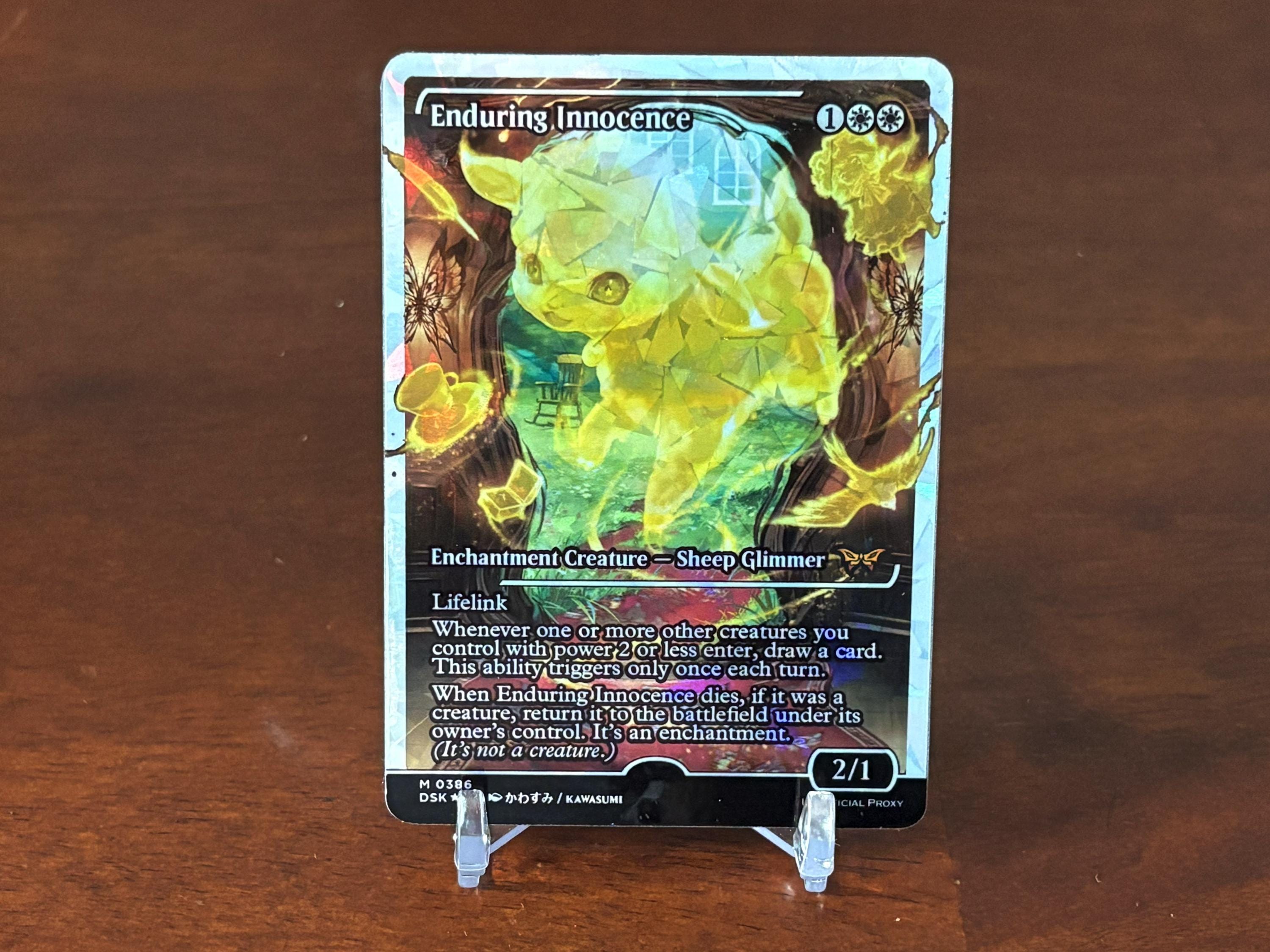 Fracture Foil Proxy Card - Enduring Innocence - Gloss Finish - - Etsy