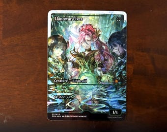Rofellos, Llanowar Emissary | Proxy Card (banned in Cmdr) - Etsy