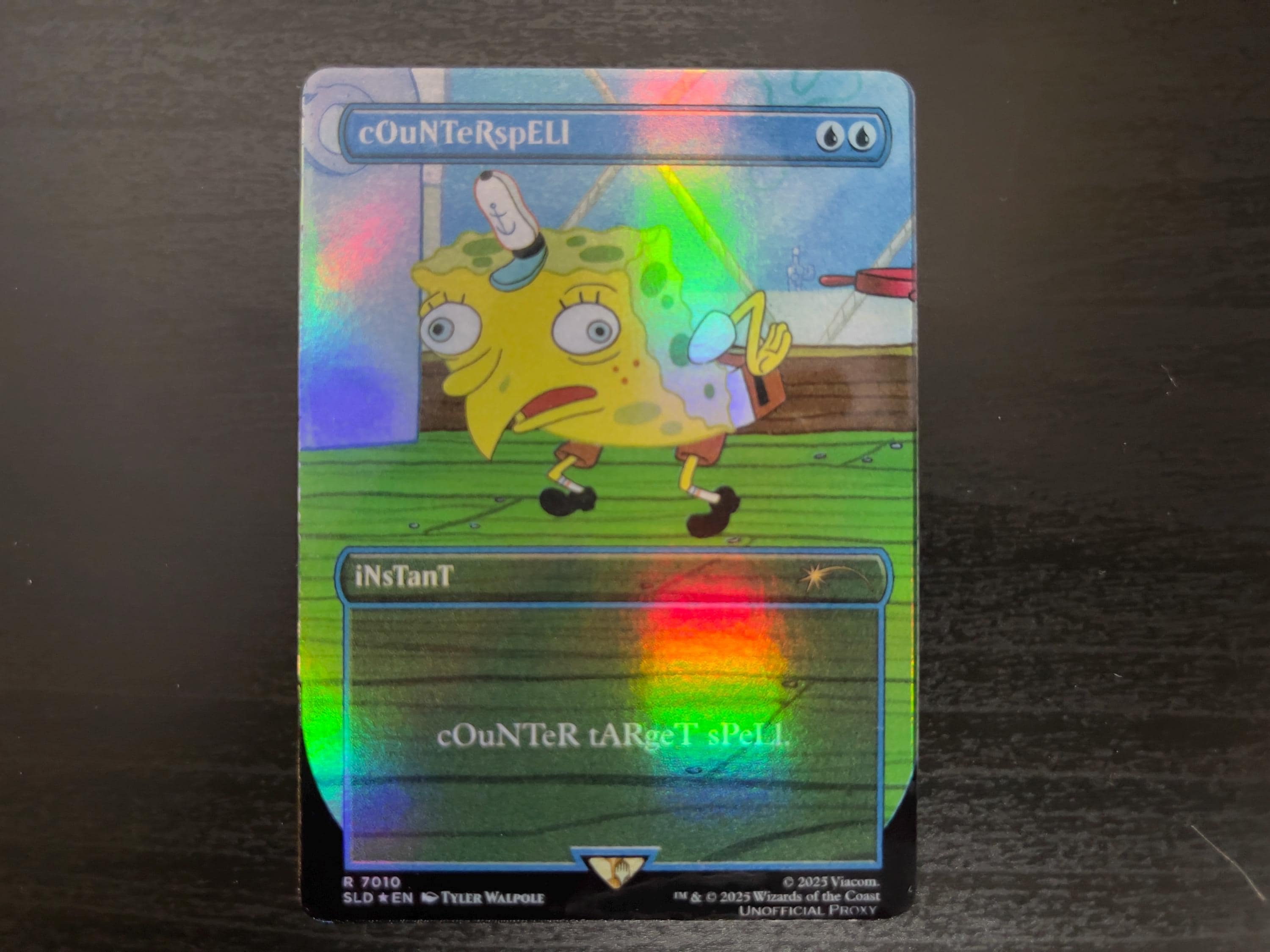 Spongebob Card Sleeves Mtg - Etsy