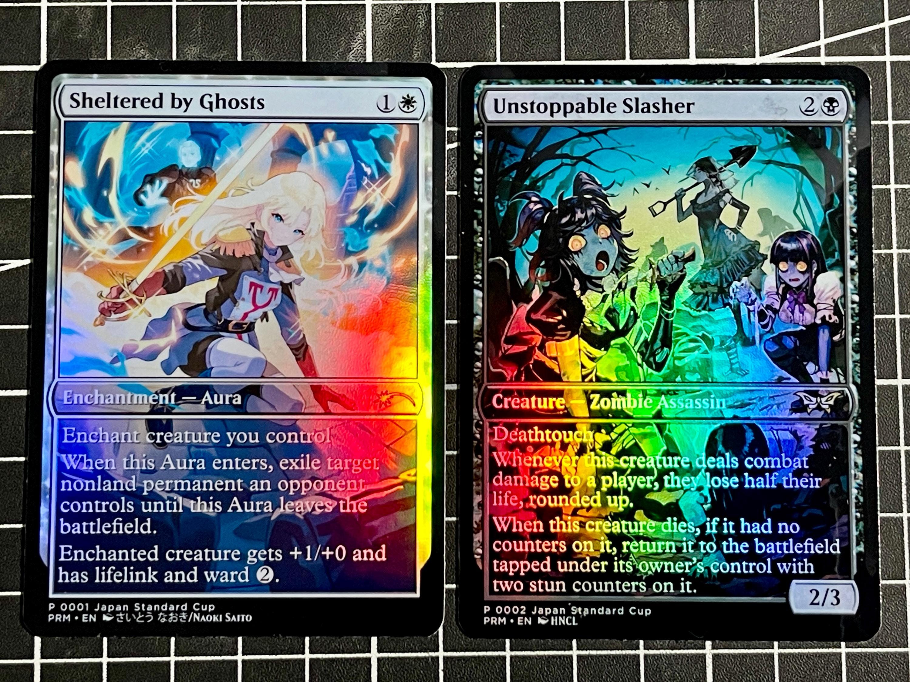 Sheltered by Ghosts and Unstoppable Slasher- 2 Pack- Holo Foil