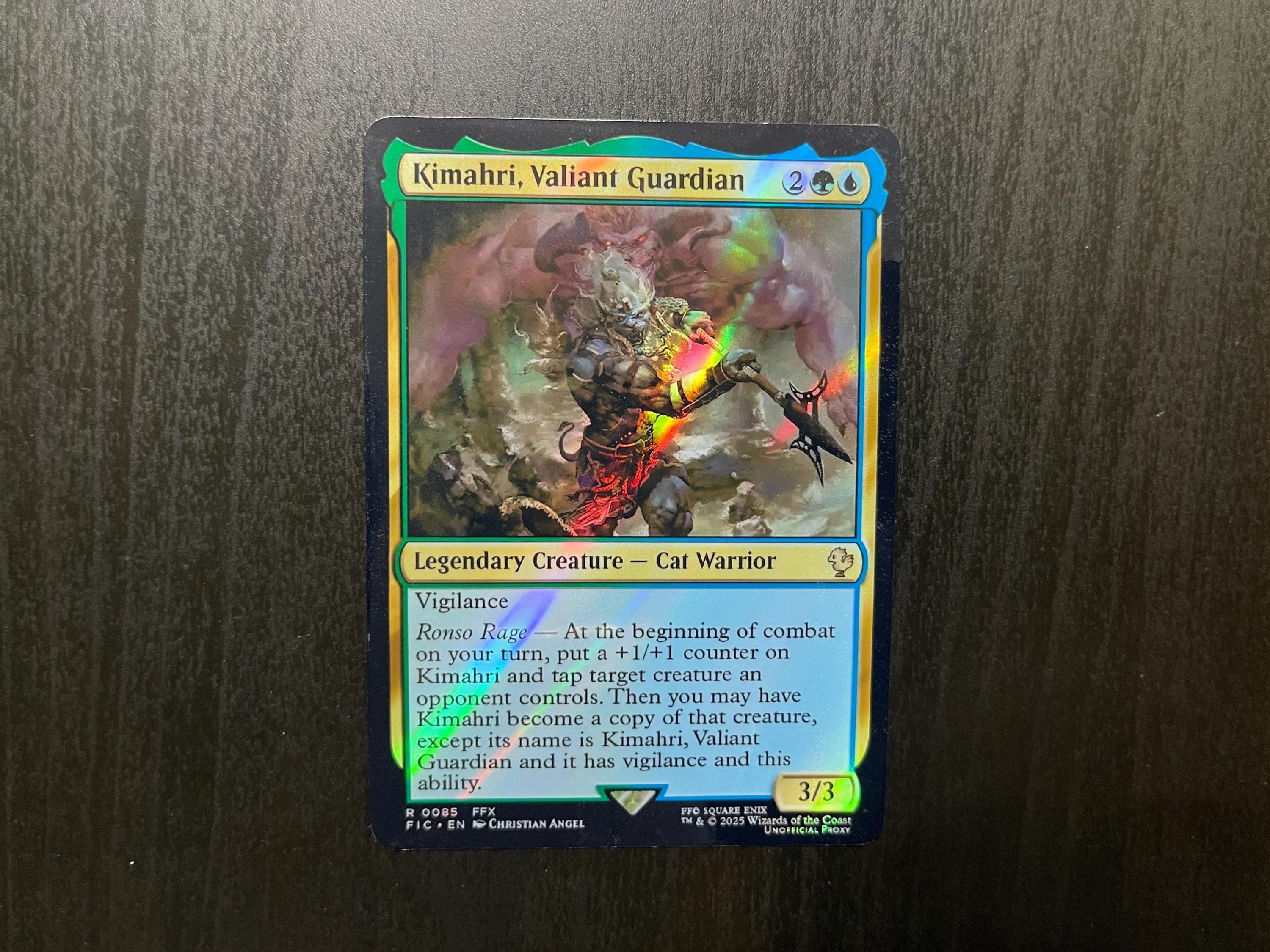 kimahri mtg card Kimahri, Valiant Guardian [FINAL FANTASY Commander]
