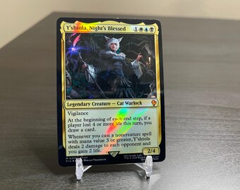 FF X MTG Holo Foil Proxy Card - Y'shtola, Night's Blessed (gold
