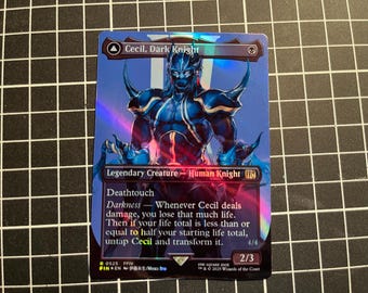 FF X MTG Holo Foil Proxy Card - Cecil, Dark Knight - Diagonal Rainbow Holo Foil Proxy Card - Gloss Finish - - Etsy FF X MTG Holo Foil Proxy Card - Cecil, Dark Knight - Diagonal Rainbow Holo Foil Proxy Card - Gloss Finish - - Etsy