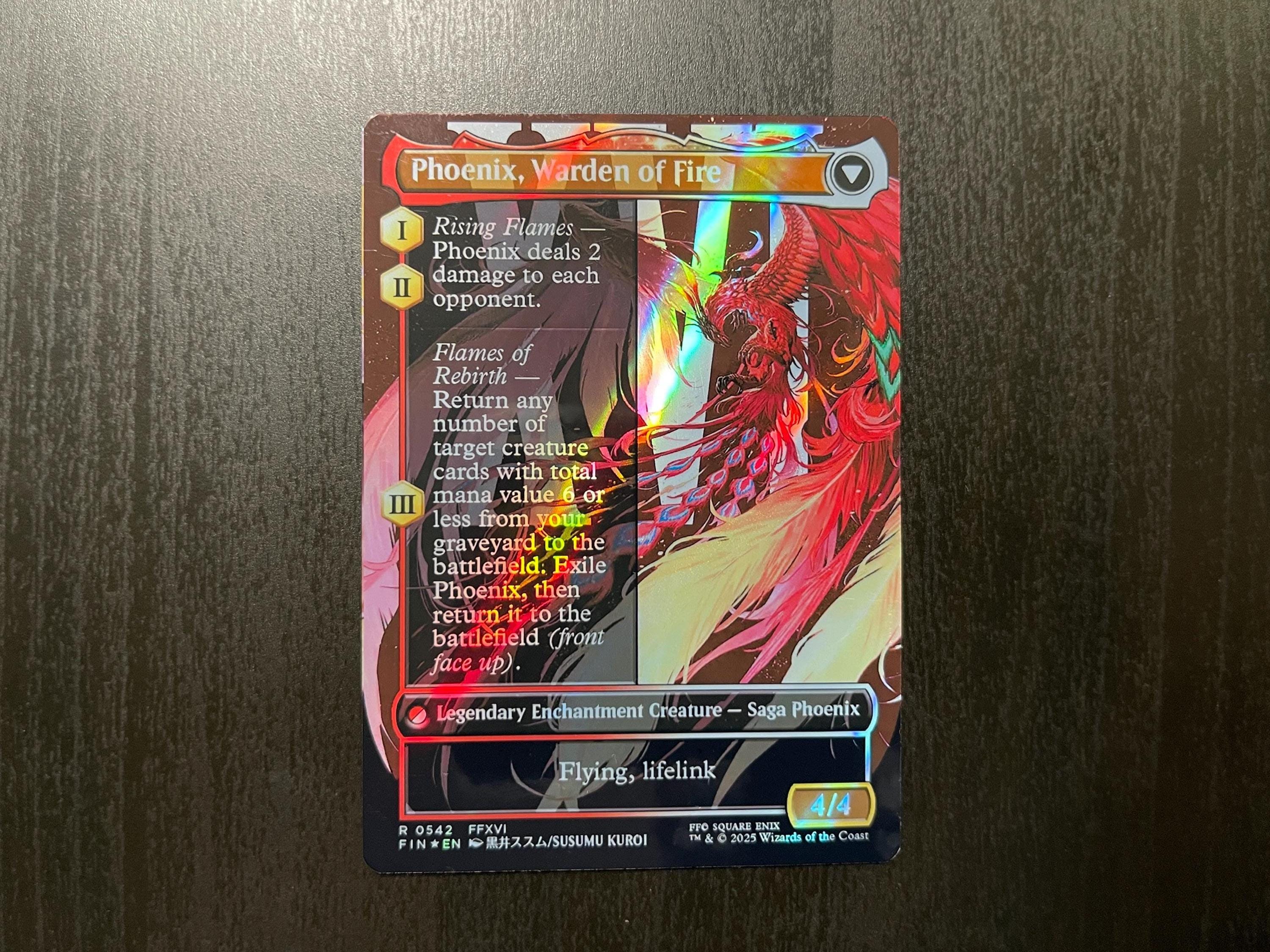 FF X MTG Holo Foil Proxy Card - Joshua, Phoenix's Dominant