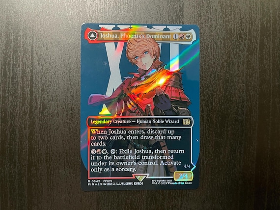 FF X MTG Holo Foil Proxy Card - Joshua, Phoenix's Dominant