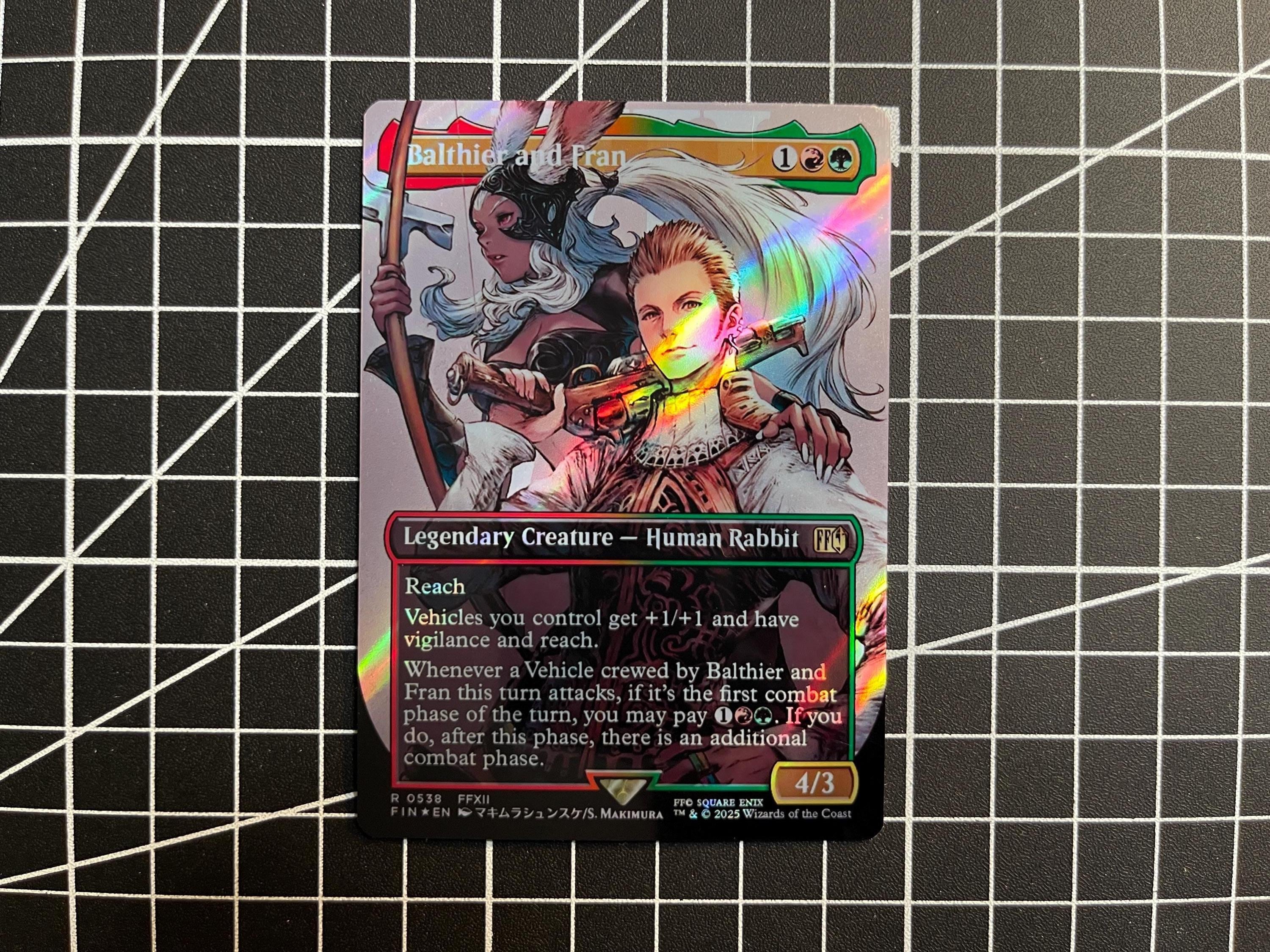 mtg final fantasy balthier and fran Magic: The GatheringFINAL FANTASY Balthier & Fran Playmat  Ultra PRO  International