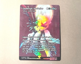 FF X MTG Standard Holo Foil Proxy Card - Sephiroth, the Savior