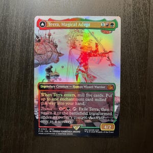 FF x MTG Holo Foil Proxy Card -  Terra, Magical Adept Alt. Art -  Holo Foil Proxy Card - Gloss Finish -