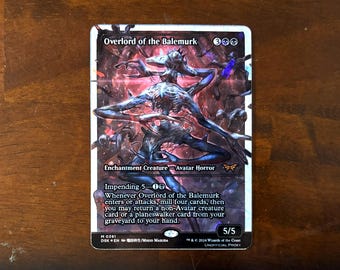 Overlord of the Balemurk - Full Art Custom Card - Etsy