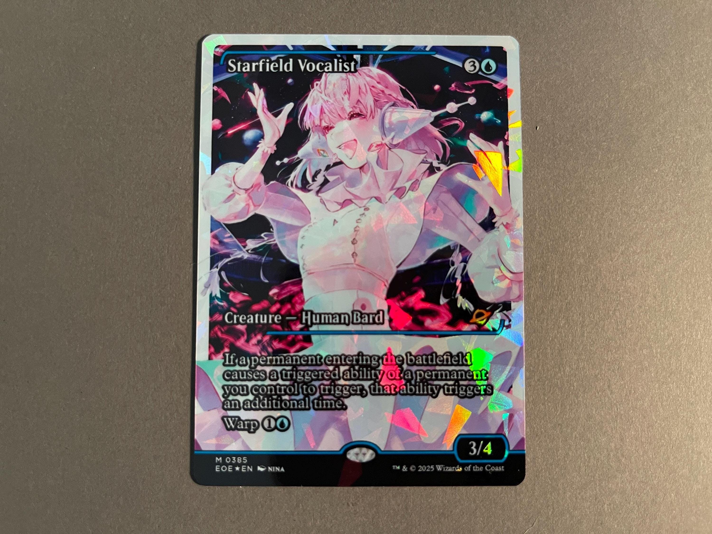 Fracture Foil Holo Proxy Card - Starfield Vocalist - Gloss Finish
