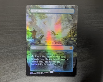 Holo Foil Proxy Card - Misty Rainforest - Gloss Finish -