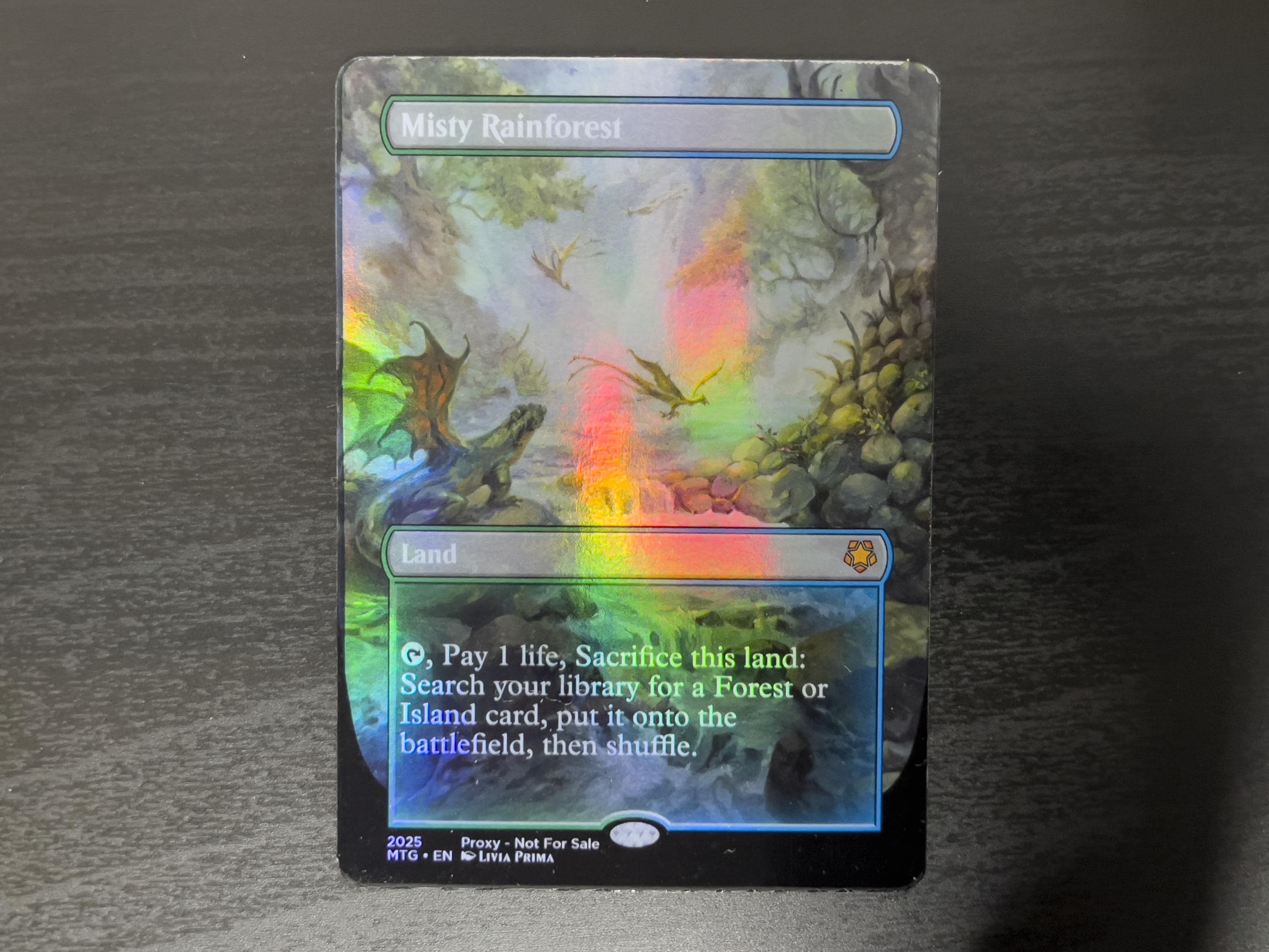 mtg proxy cards etsy ManaCat Island