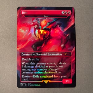FF x MTG Holo Foil Proxy Card - Ifrit - Gloss Finish -