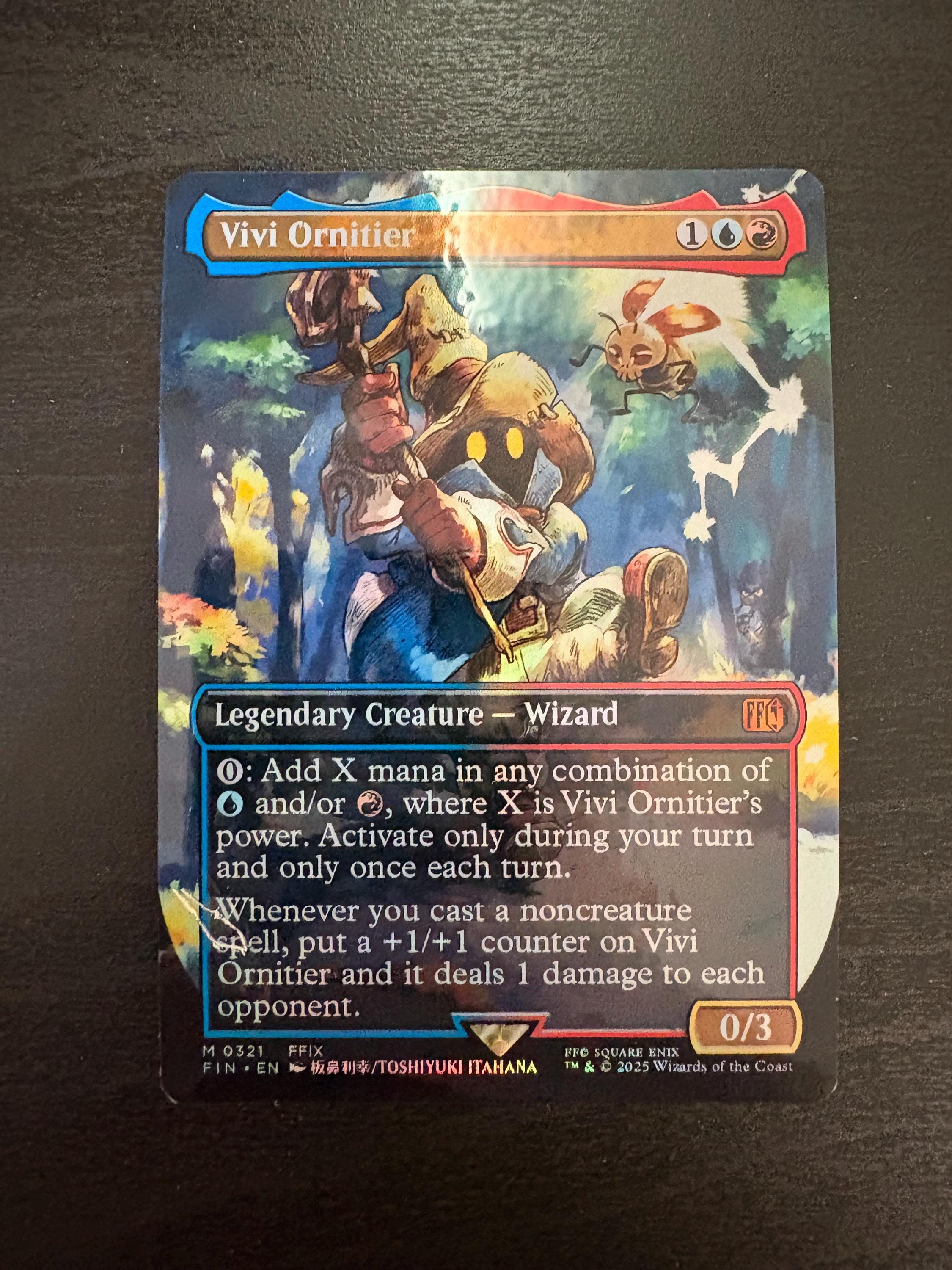 Holo Foil Proxy Card - Vivi Ornitier - Gloss Finish - - Etsy