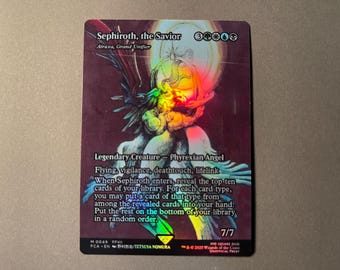 FF X MTG Standard Holo Foil Proxy Card - Sephiroth, the Savior
