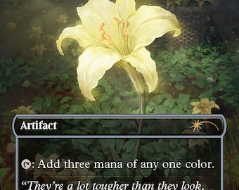 Holo Foil Proxy Card - Gilded Lotus FF- Gloss Finish -